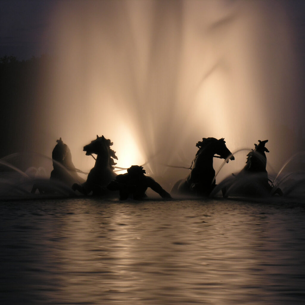 apollo fontein nacht versailles