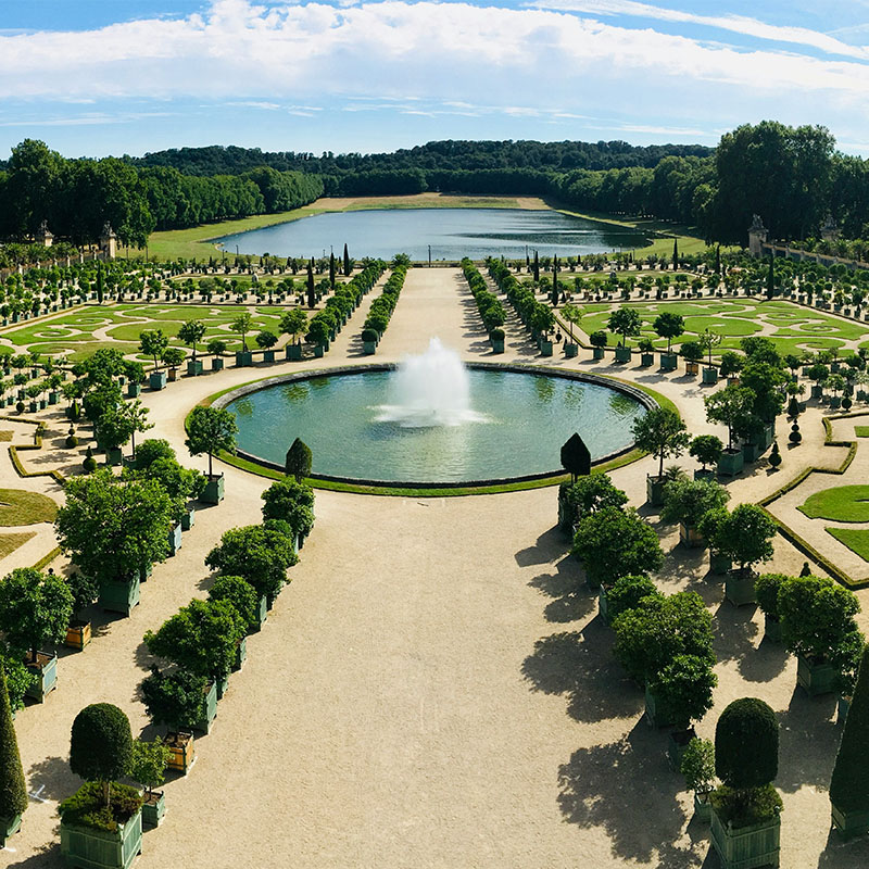 tuinen van het paleis van versailles