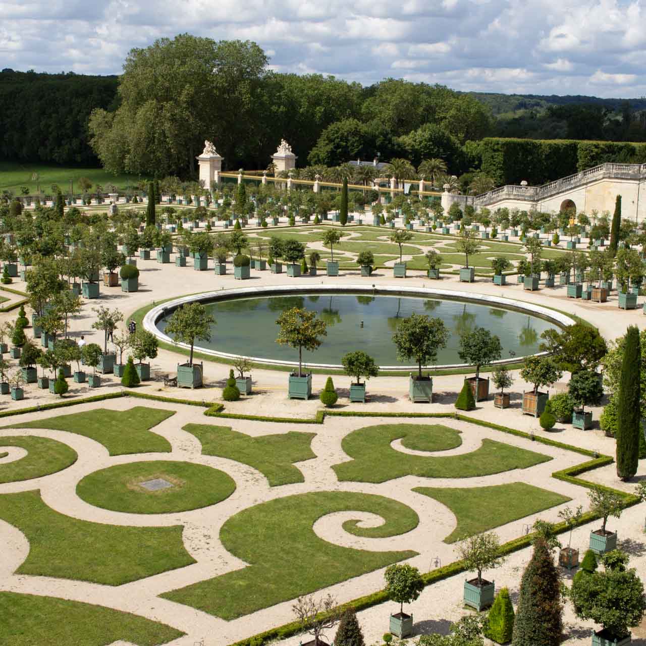 orangerie tuinen van het paleis van versailles